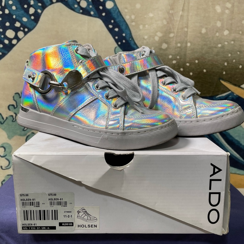 COPY - ALDO Holsen Sneakers (Silver Holographic)